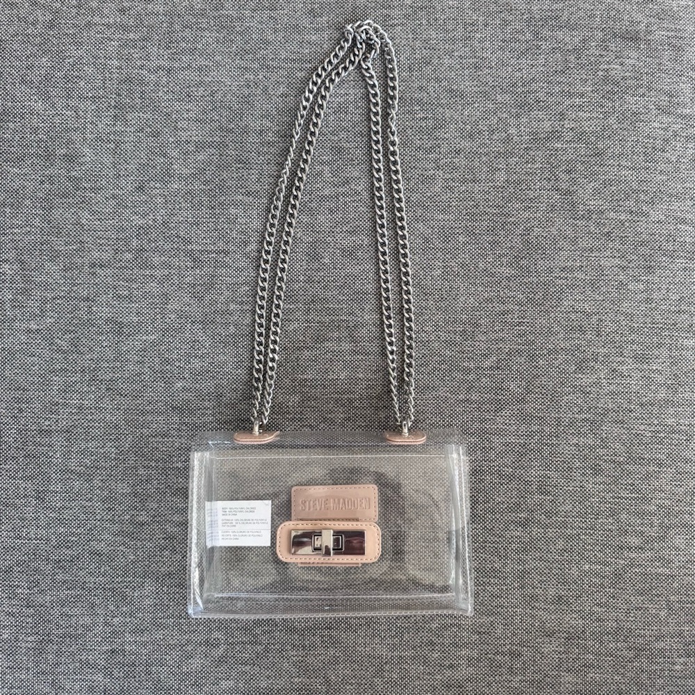 Steve Madden Clear Bag for Stadium Concerts